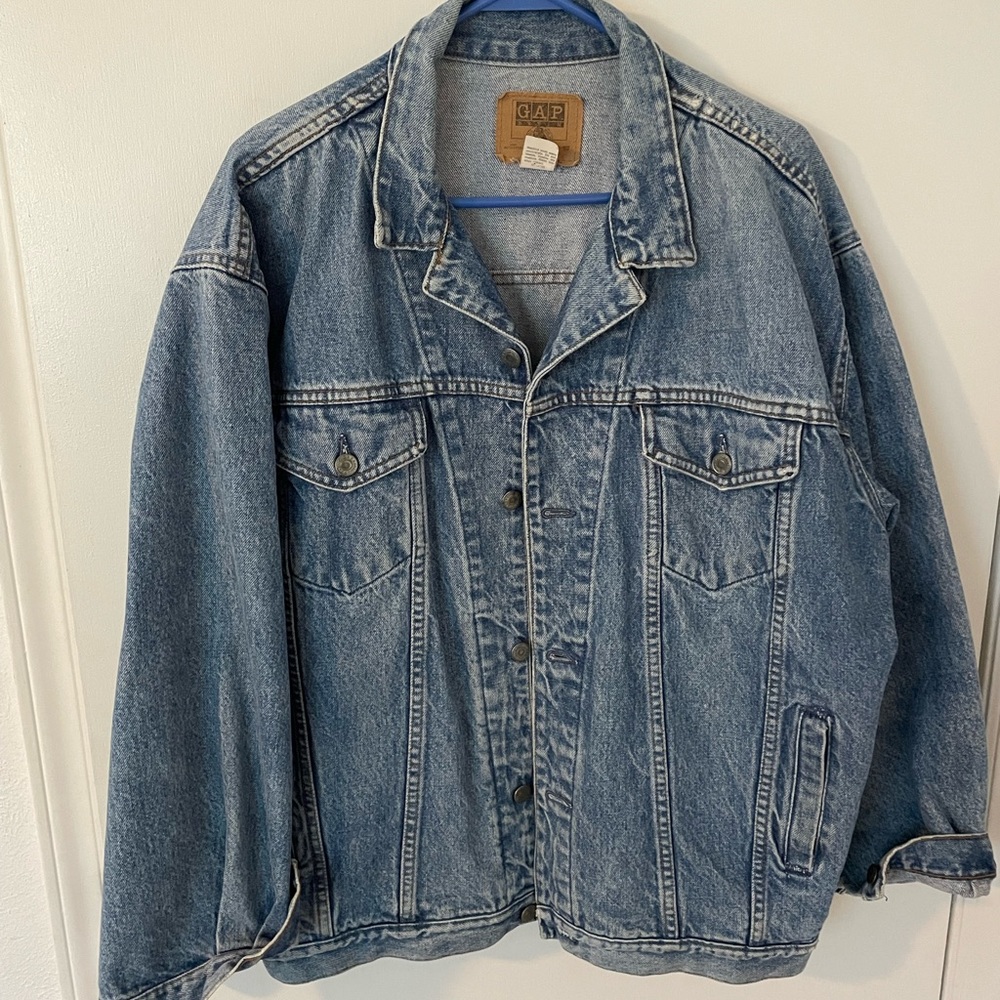 90s Gap oversized denim jacket